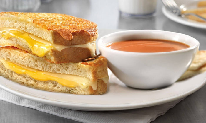 grilled cheese and tomato soup