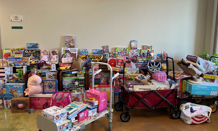 toys collected for toys for tots