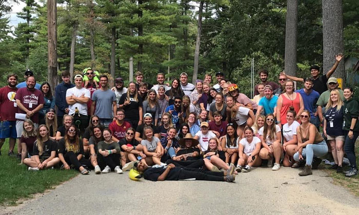 camp staff group photo